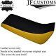 Black & Yellow Custom Fits Yamaha Blaster Yfs 200 88-06 Dual Leather Seat Cover