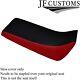 Dark Red & Black Custom Fits Yamaha Blaster Yfs 200 88-06 Dual Seat Cover Only