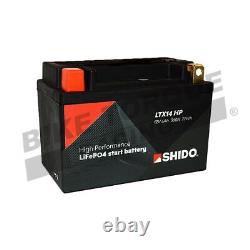 Shido LTX14 High Perf Lithium Ion Battery to fit Yamaha YFS 200 Blaster 1989-06